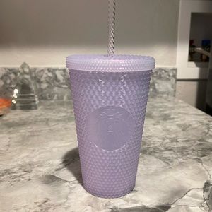 Small lavender studded Starbucks Cup